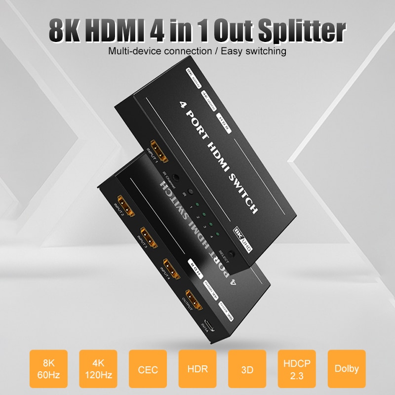 MOSHOU-HDMI 2.1 ó 4  1 ƿ 8K 60Hz 48Gbps 10..